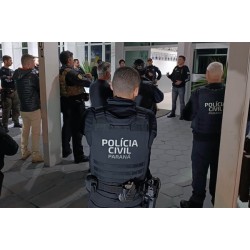 Polícia Civil e PRF fazem operação conjunta contra rede de tráfico na Grande Curitiba
